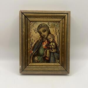 After Maria Innocentia Hummel (German 1909 - 1946) Vintage Picture Framed